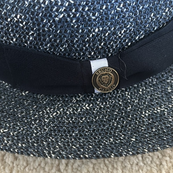 Bruno Capelo PIEDMONT COLLECTION
STRAW TWEED FEDORA HAT size M - Picture 8 of 9